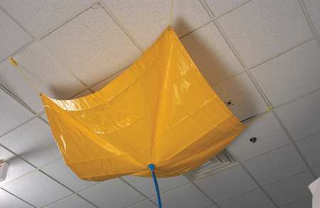 ULTRATECH Roof Leak Diverter, 5 ft. L, Yellow 1785