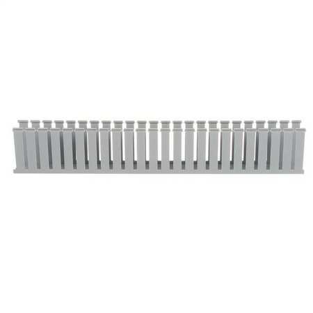 PANDUIT Wire Duct, Wide Slot, Gray, 2.25 W x 4 D G2X4LG6