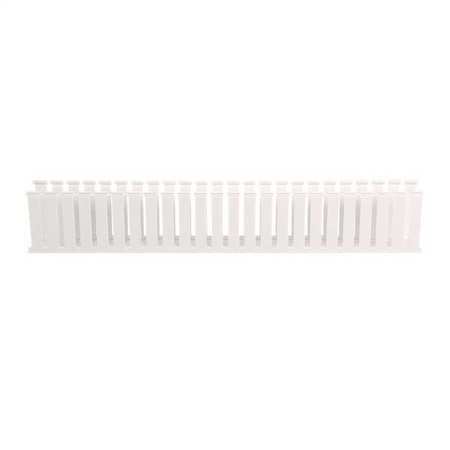 PANDUIT Wire Duct, Wide Slot, White, 2.25 W x 4 D G2X4WH6