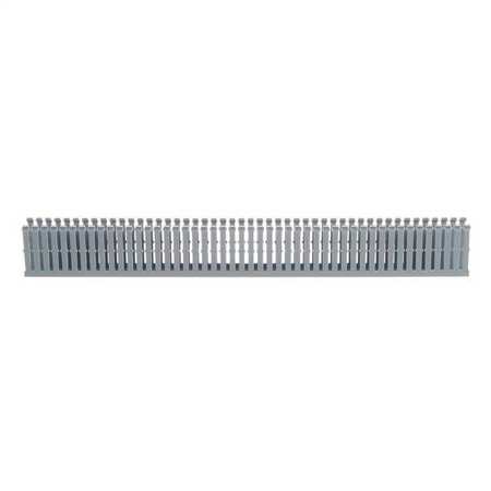 PANDUIT Wire Duct, Narrow Slot, Gray, 1.26 W x 3 D F1X3LG6