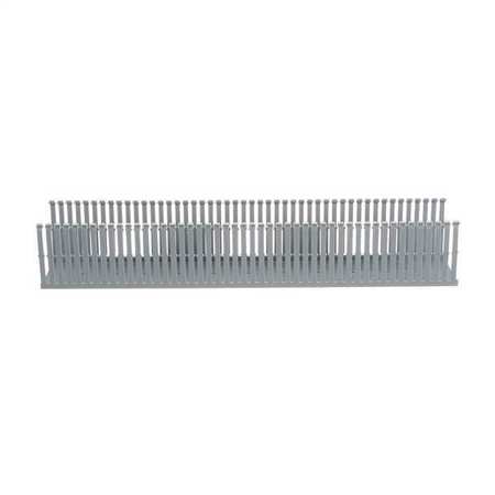 PANDUIT Wire Duct, Narrow Slot, Gray, 4.25 W x 4 D F4X4LG6