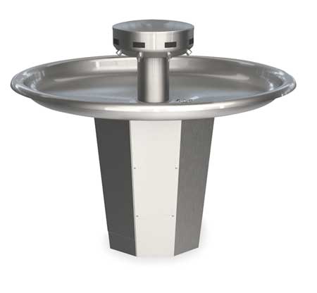 BRADLEY -, Circular, Shallow Bowl Wash Fountain S93-641