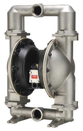 ARO Double Diaphragm Pump, Stainless steel, Air Operated, Santoprene 666251-EEB-C