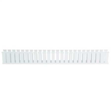 PANDUIT Wire Duct, Wide Slot, White, 1.75 W x 3 D G1.5X3WH6