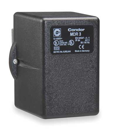 CONDOR USA Pressure Switch, (1) Port, 3/8 in FNPT, 3PST, 45 to 160 psi, Standard Action 31SEXEXX