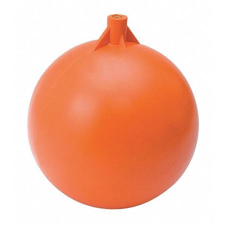 Zoro Select Float Ball, Round, Plastic, 6 In 109-862