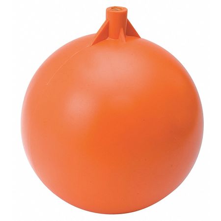 Zoro Select Float Ball, Round, Plastic, 8 In 109-864
