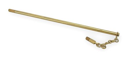 Zoro Select Nuzzle Assembly, 1/4-20, 10 In L, Brass 109-841