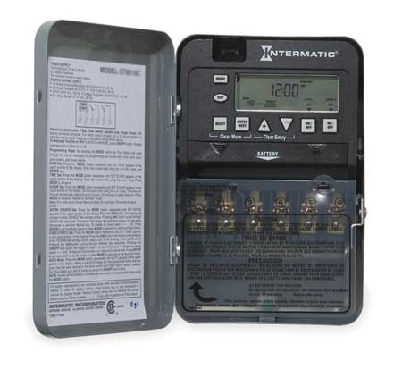INTERMATIC Electronic Timer, 7 Days, SPST ET1725C
