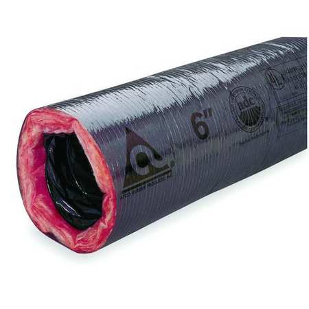 Atco Insulated Flexible Duct, Polyester, 180F 17002504