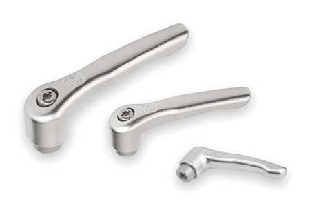 KIPP Adjustable Handle, Size: 3 3/8-16, Entirely Stainless Steel, Electropolished K0124.3A4