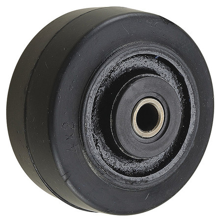 Zoro Select Caster Wheel, 4 in, 300 lb, 2-3/16 in Hub L 3G266