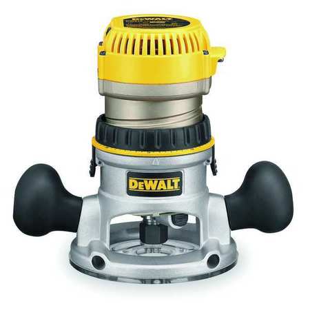 Dewalt 2-1/4 HP (maximum motor HP) EVS Fixed Base Router with Soft Start DW618
