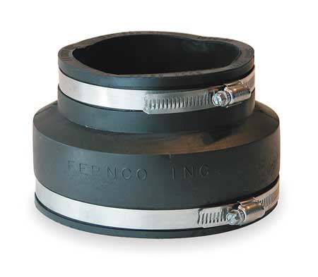 Zoro Select Flexible Coupling, For Pipe Size 5" x 4" 1056-54
