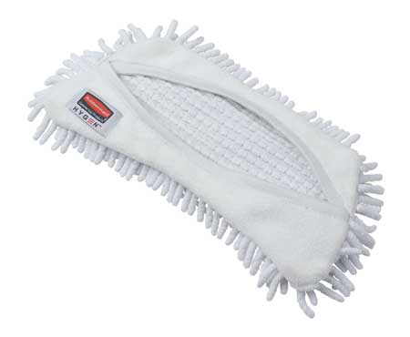 RUBBERMAID COMMERCIAL Mop Pad, White, No Handle FGQ86100WH00