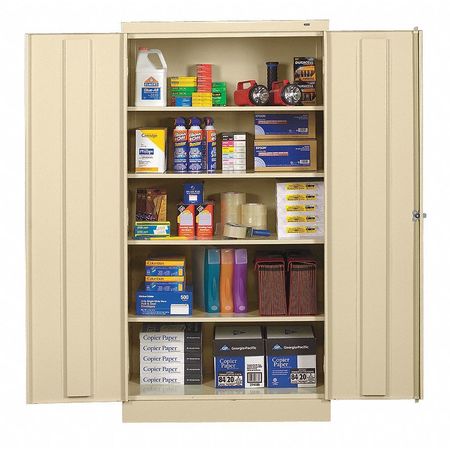 Tennsco 24 ga. Steel Storage Cabinet, 36 in W, 72 in H 7224PY