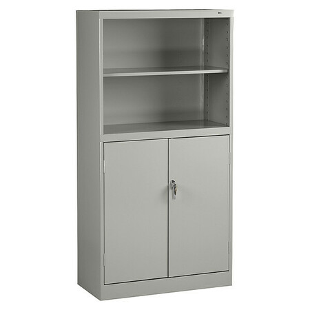 TENNSCO Bookcase Storage Cabinet, Light Gray BCD18-72LGY