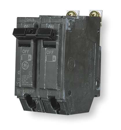 GE Miniature Circuit Breaker, THHQB Series 20A, 2 Pole, 120/240V AC THHQB2120