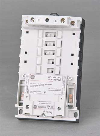 Ge 277VAC Electrically Held Lighting Contactor 2P 30A CR463L20ANA
