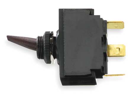 HUBBELL WIRING DEVICE-KELLEMS Marine Toggle Switch, SPDT, 3 Connections, Momentary On/Off/Momentary On, 15A @ 12VDC M123MSP