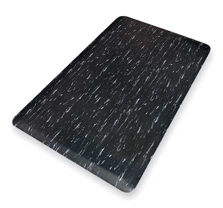 Notrax 5 ft. L x Vinyl Surface With Dense Closed PVC Foam Base, 1/2" Thick 470S3660BL
