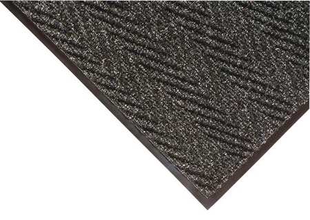 NOTRAX Entrance Mat, Charcoal, 4 ft. W x 6 ft. L 118S0046CH
