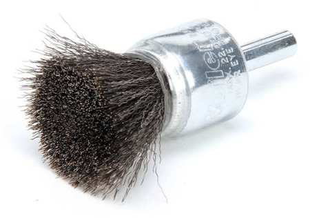 WEILER Crimped Wire End Wire Brush, Coated Steel 96112