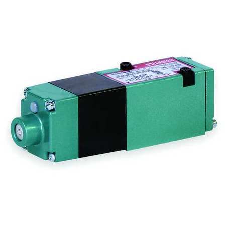 Numatics Solenoid Air Control Valve, 120V AC, Solenoid / Spring, 1/4 in Pipe Size, 0 to 150 psi 081SA400K000030