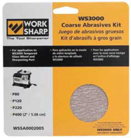 Work Sharp WS3000 COARSE ABRASIVES DISC KIT WSSA0002005