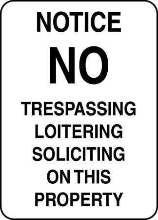 Brady Notice Sign, 10 in H, 14 in W, Plastic, Rectangle, English, 95429 95429