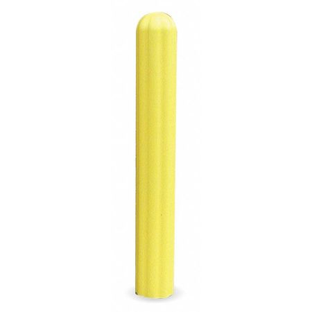 Zoro Select Post Sleeve, 4 In Dia., 56 In H, Yellow 1732