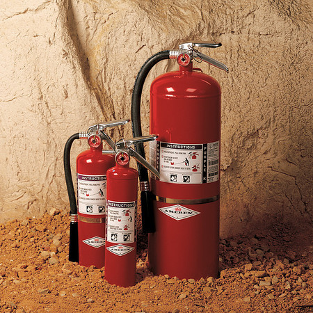 AMEREX Fire Extinguisher, 30B:C, Purple K, 5 lb B479T