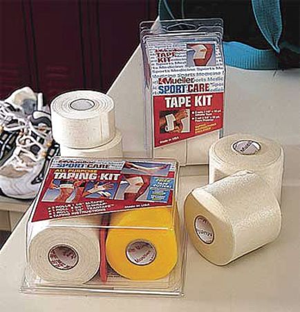 Zoro Select Athletic Tape Kit, White, 1-1/2 In. W, 10 yd. 430645