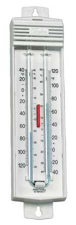 Taylor Analog Thermometer, -40 Degrees to 120 Degrees F for Wall or Desk Use 546035