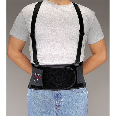 ALLEGRO INDUSTRIES Back Support, Breathable, Suspender, M 7190-02