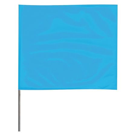 ZORO SELECT Marking Flag, Fluor Blue, Vinyl, PK100 2336BG-200