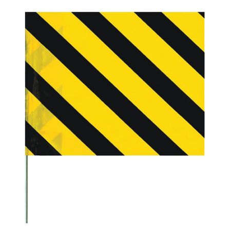 ZORO SELECT Marking Flag, Black/Yellow, Vinyl, PK100 4518SYBK-200