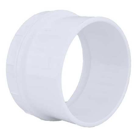 Zoro Select PVC Cleanout Adapter, FNPT x Spigot, 6 in Pipe Size 06148