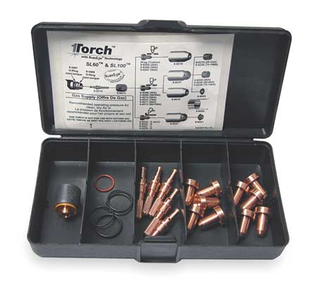 THERMAL DYNAMICS Plasma Torch Consumable Kit, 50-55 Amps 5-2552