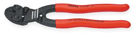 Knipex Mini Bolt Cutter, Steel, 8 In. L 71 21 200 SBA