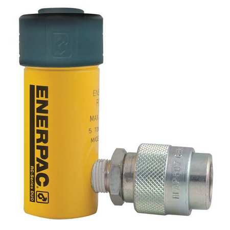 ENERPAC RC51, 4.9 ton Capacity, 1.00 in Stroke, General Purpose Hydraulic Cylinder RC51