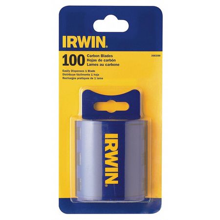 IRWIN Utility Blade, 11/16" W, PK100 2083200