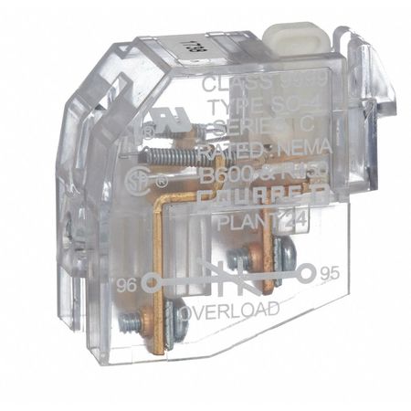 SQUARE D Auxillary Contact Block 9999SO4