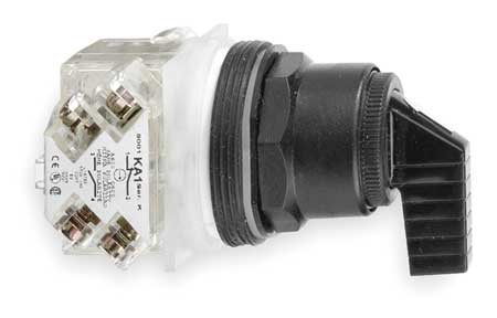 SCHNEIDER ELECTRIC Non-Illum Selectr Swtch, 30mm, 3 Pos, E Lvr 9001SKS53FB
