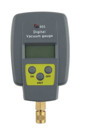 Test Products International Digital Vacuum Gauge, 12000-15 micron 605