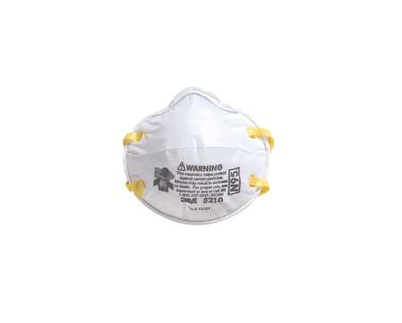 3M N95 Disposable Respirator, S, White, PK20 8110S
