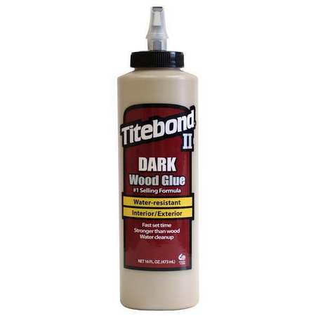 Titebond Instant Adhesive, II Dark Series, Clear, 24 hr Full Cure, 0.7 oz, Bottle 3704