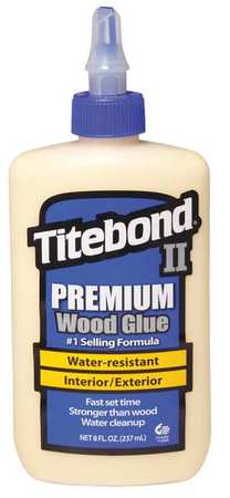 Titebond Wood Glue, 8 fl oz, Bottle, II Premium 5003