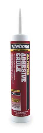 Titebond Sealant, 10.1 oz, Cartridge, White, Urethane Acrylic Elastomer Base 8701