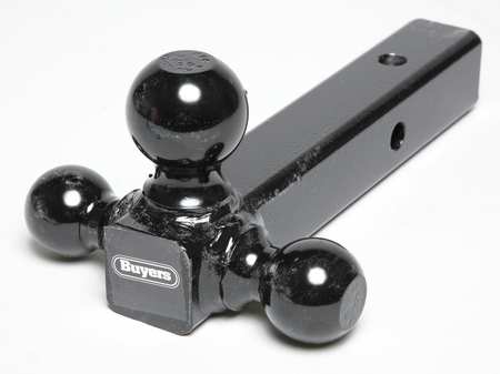 Buyers Products Triple Ball Mount, Black 1802200